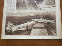 1929 MAR 24 NEW YORK SUNDAY NEWS ROTO SECTION -FORD TRIMOTOR PLANE CRASH-NP 5014