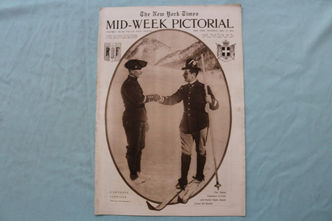 1915 MAY 27 NEW YORK TIMES MID-WEEK PICTORIAL - L'ENTENTE CORDIALE - NP 9138
