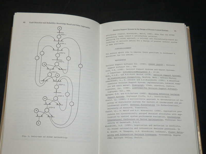 1987 FAULT DETECTION & RELIABILITY BOOK BY M. G. SINGH - VOLUME 9 - KD 5883