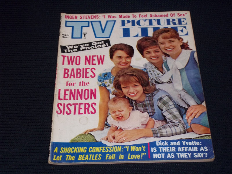 1964 DECEMBER TV PICTURE LIFE MAGAZINE - THE LENNON SISTERS COVER - E 15550