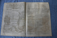 1872 MARCH 17 LE GRELOT NEWSPAPER - L'INSTRUCTION OBLIGATOIRE - FRENCH - NP 8580