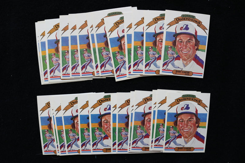 GARY CARTER 1982 DONRUSS DIAMOND KINGS BASEBALL CARDS-#2- NM-MT - LOT OF 27- #15