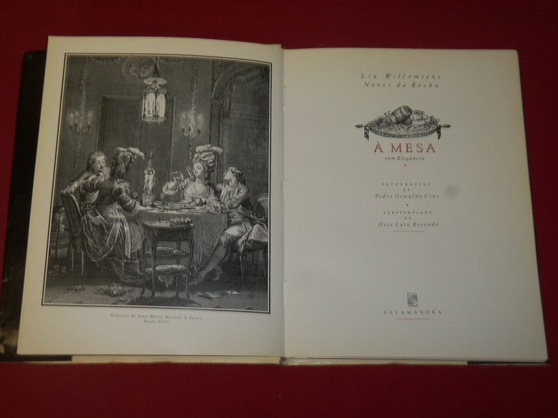 1990 A MESA COM ELEGANCIA BOOK BY LIA WILLEMSENS NEVES DA ROCHA - I 1730