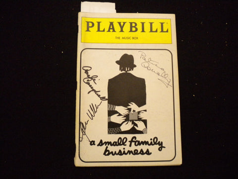 1992 A SMALL FAMILY BUSINESS PLAYBILL - 7 SIGNATURES - J 8243