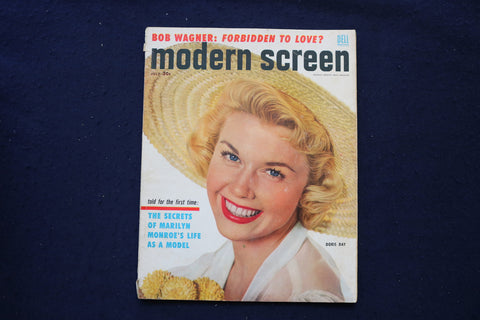 1954 JULY MODERN SCREEN MAGAZINE - DORIS DAY COVER - E 18527