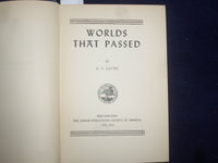 1943 WORLDS THAT PASSED HARDCOVER BOOK BY A.S. SACHS - KD 8958