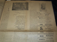 1896 MAY 6 MORNING TELEGRAPH NEWSPAPER - 250TH ANNIVERSARY - NP 2152F