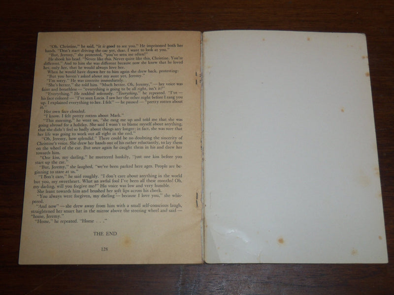 1936 DON'T WAIT FOR LOVE SOFTCOVER BOOK BY MAYSIE GREIG - K 1154
