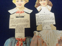 1895 JULY THE FORBES DOLL BOSTON GLOBE CUT OUTS LOT OF 2 FROM NEWSPAPER - J 1780