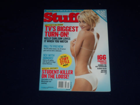 2004 OCTOBER STUFF MAGAZINE - KELLY CARLSON COVER - SP 5106
