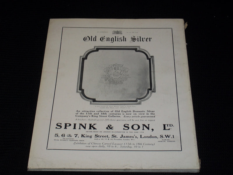 1925 JUNE THE CONNOISSEUR MAGAZINE - A LADY OF HOBY FAMILY FRONT COVER - E 5507