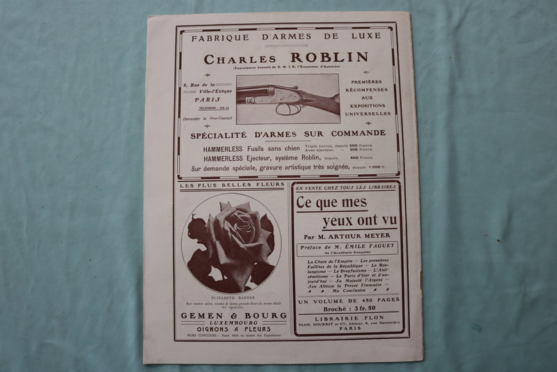 1911 LA QUINZAINE ILLUSTREE MAGAZINE - FRENCH - LOT OF 2 - K 2542