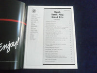 1987 SEPTEMBER 18-20 BOSCH SPARK PLUG GRAND PRIX RACING PROGRAM - SP 3990Y