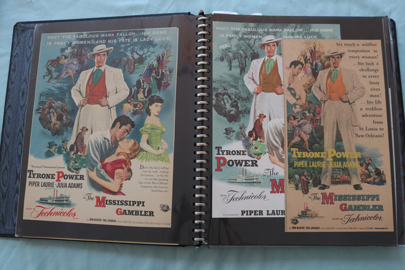 MOVIE STAR SCRAPBOOK - TYRONE POWER - NATALIE WOOD - E 26482