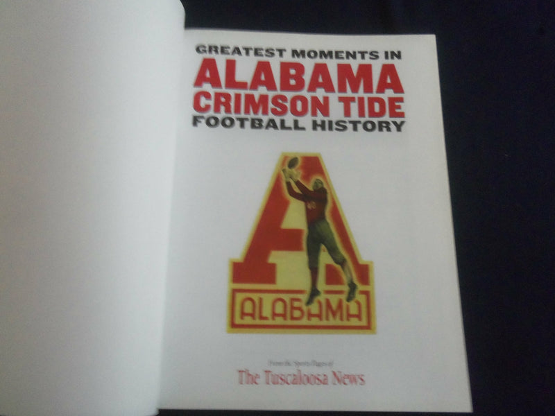 2002 GREATEST MOMENTS IN ALABAMA CRIMSON TIDE FOOTBALL HISTORY - SP 1221J