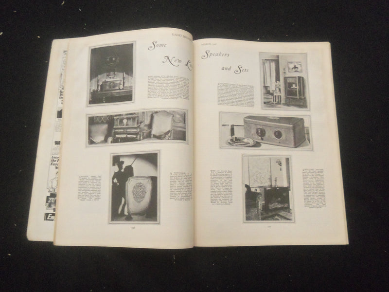 1928 MARCH RADIO BROADCAST MAGAZINE - NICE COVER, ARTICLES & PHOTOS - B 434M