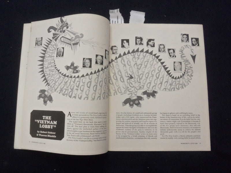 1965 JULY RAMPARTS MAGAZINE - THE VIETNAM LOBBY - SP 5540G