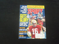 1991 JULY SPORT MAGAZINE - GUTS & GLORY! - DYKSTRA - KING - MONTANA - SP 8165T