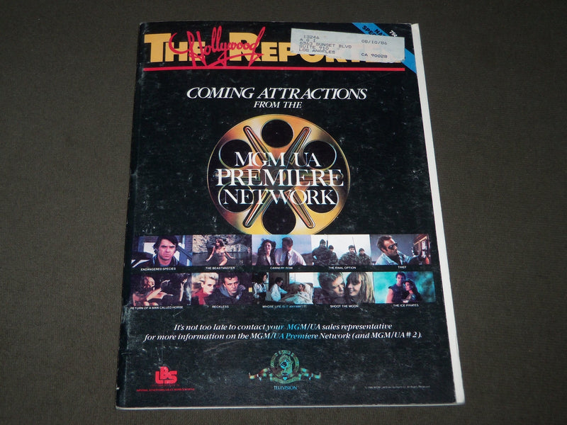 1986 JANUARY 16 THE HOLLYWOOD REPORTER MAGAZINE - COMING ATTRACTIONS - J 3427