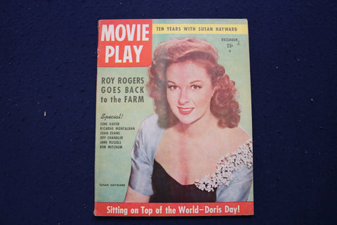 1952 DECEMBER MOVIE PLAY MAGAZINE - SUSAN HAYWARD COVER - E 12934