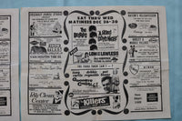 1964 NEW CLIFTON THEATRE PROGRAM-A HARD DAY'S NIGHT-LOT OF 2 -CLIFTON,NJ- K 2535