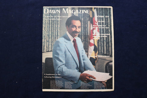 1974 OCTOBER DAWN MAGAZINE - CONGRESSMAN PARREN J. MITCHELL COVER - NP 8842