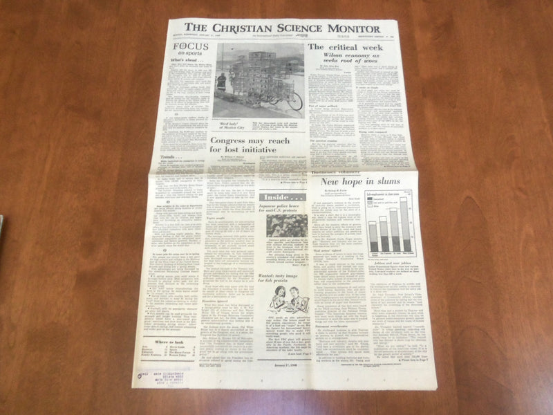 1968 JAN 17 THE CHRISTIAN SCIENCE MONITOR-CONGRESS REACH LOST INITIATIVE-NP 4627