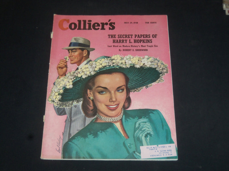 1948 MAY 29 COLLIER'S MAGAZINE - COCA-COLA AD ON BACK COVER - SP 7853
