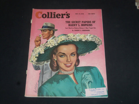 1948 MAY 29 COLLIER'S MAGAZINE - COCA-COLA AD ON BACK COVER - SP 7853