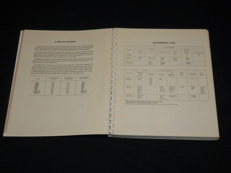 1950'S GENERAL ELECTRIC - KENRAD ELECTRONIC TUBES SOFTCOVER CATALOGUE - KD 4851C