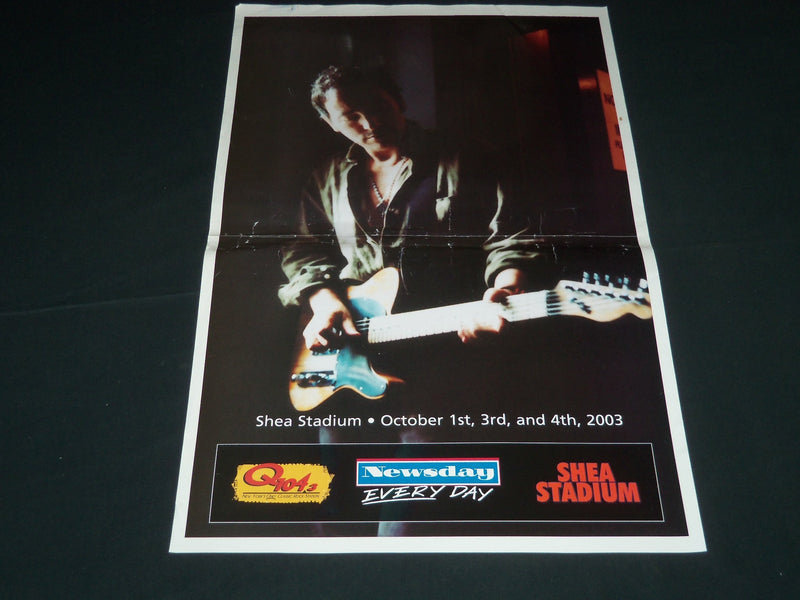 2003 NEWSDAY BRUCE SPRINGSTEEN RISING WORLD TOUR NEWSPAPER - POSTER - NP 1517A