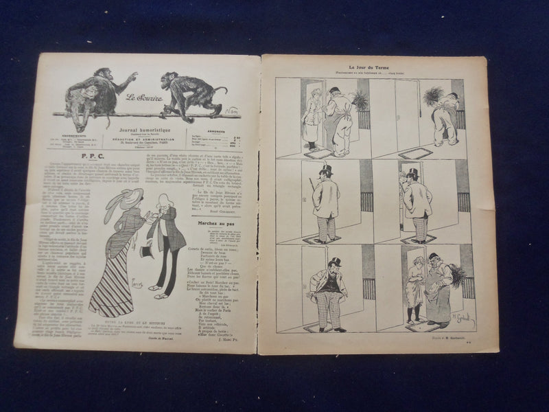 1908 OCT 17 LE SOURIRE MAGAZINE - ILLUSTRATED COMEDY - FRENCH TEXT - SP 4867Q