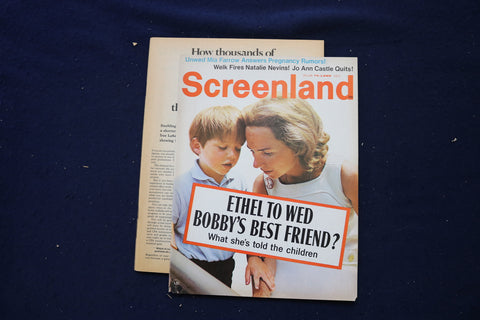 1969 DECEMBER SCREENLAND MAGAZINE - ETHEL KENNEDY COVER - E 18579