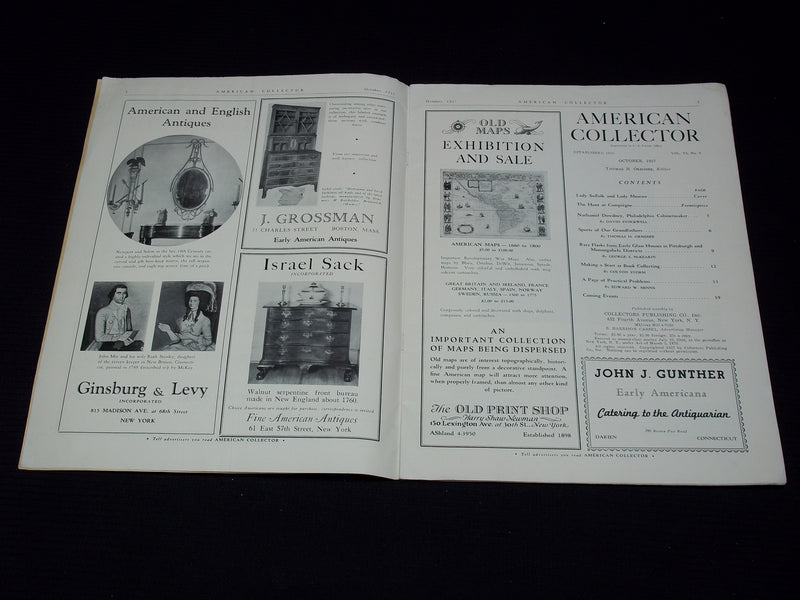1937-1942 AMERICAN COLLECTOR MAGAZINE LOT OF 5 ISSUES - O 2593C