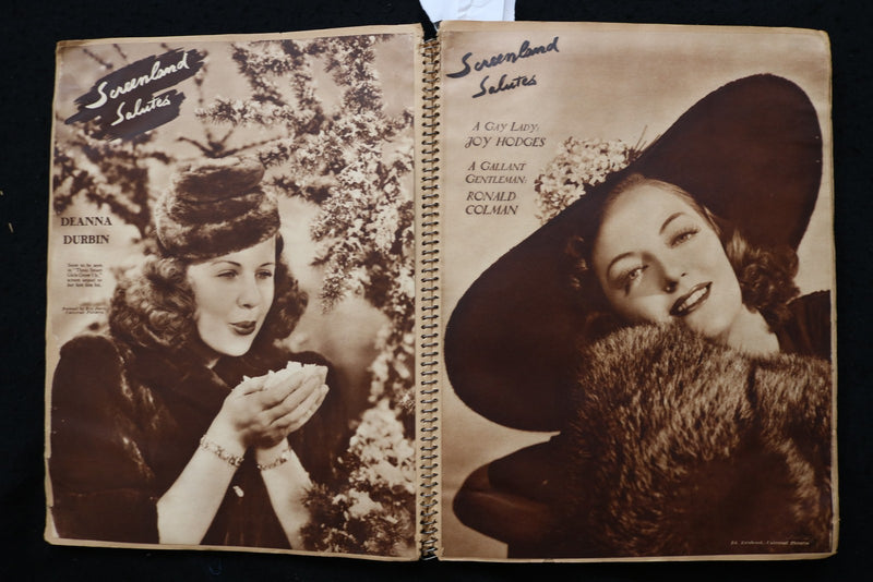 1930'S MOVIE STARS SCRAPBOOK, LOADED - GINGER ROGERS - HUMPHREY BOGART - E 24900