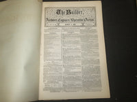 1861 AUGUST THE BUILDER ARCHITECT MAGAZINE - 5 ISSUES - ILLUSTRATIONS - ST 416M