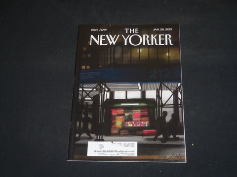 2013 JANUARY 28 THE NEW YORKER MAGAZINE - ILLUSTRATED COVER - NY 2165