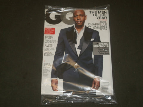 2014 DECEMBER GQ MAGAZINE - DAVE CHAPPELLE COVER - B 2877