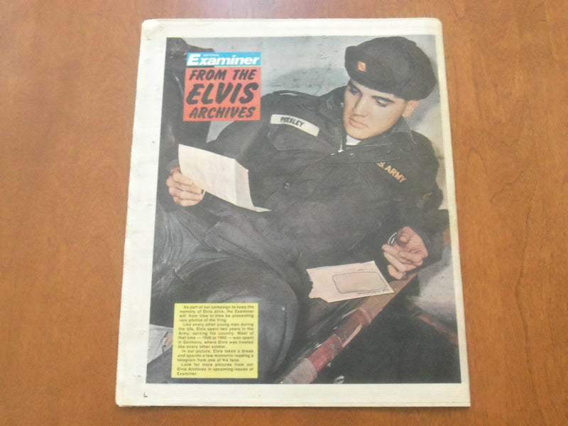 1978 JULY 25 NATIONAL EXAMINER NEWSPAPER - ELIVS THE G.I. POSTER - NP 4728