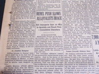 1939 JANUARY 18 NEW YORK TIMES - REBEL PUSH SLOWS AS LOYALISTS BRACE- NT 6833