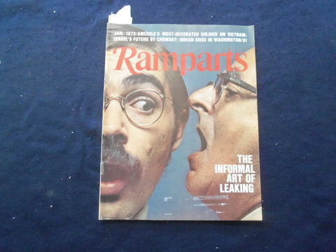 1973 JANUARY RAMPARTS MAGAZINE - INFORMAL ART OF LEAKING - SP 5746ZA