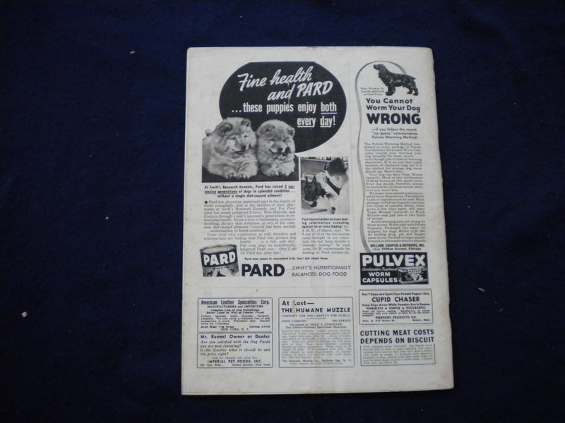 1940 JULY THE DOG NEWS MAGAZINE - THE SMOOTH FOX TERRIER - SP 3625K