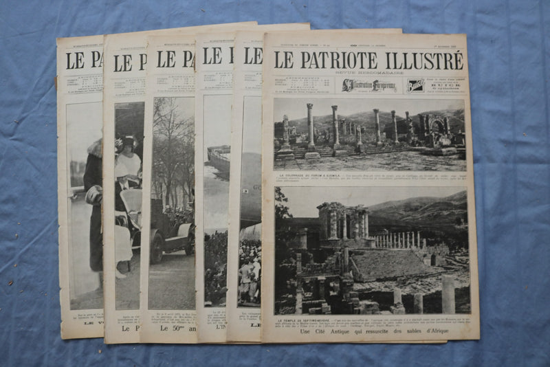 1920-1928 LE PATRIOTE ILLUSTRE MAGAZINE - FRENCH - LOT OF 56 - O 3849