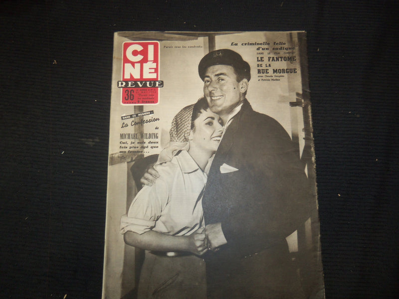 1954 MAY 21 CINE REVUE FRENCH MAGAZINE - TERRY MOORE COVER - E 24744