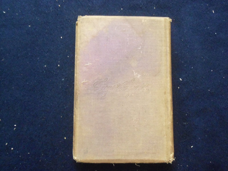 1873 LATER LAYS AND LYRICS HARDCOVER BOOK BY W.H.C. HOSMER- KD 8450