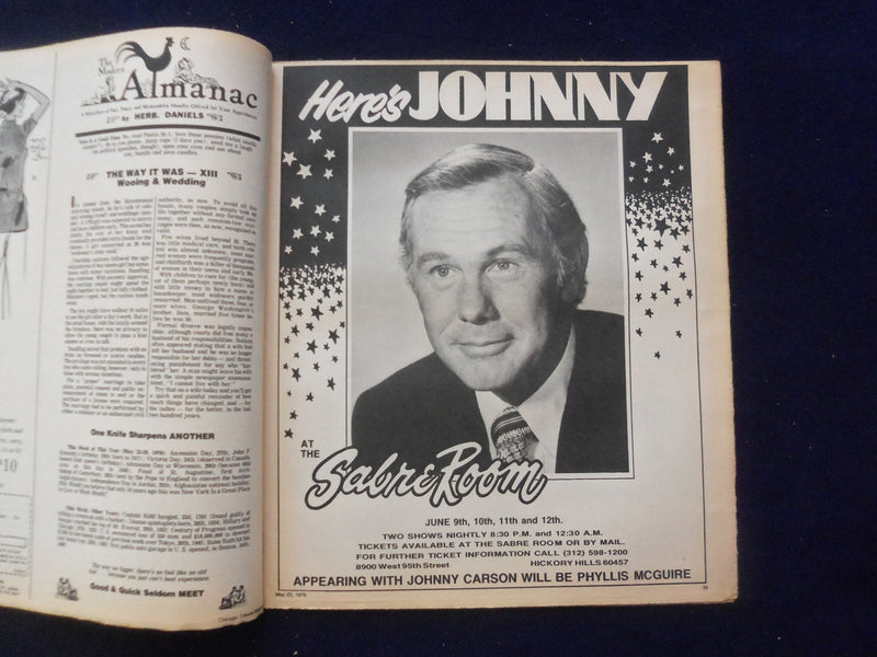 1976 MAY 23 CHICAGO TRIBUNE MAGAZINE SECTION - CHICAGO AND THE U.S.A. - NP 6424