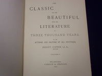 1896 THE CLASSIC & THE BEAUTIFUL FROM LITERATURE COPPEE LOT OF 6 VOLUMES- KD 794