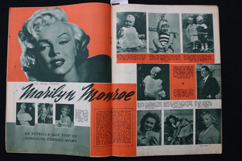 1958 MAY 15 MI VIDA MAGAZINE - MARILYN MONROE PHOTOS INSIDE - E 25084