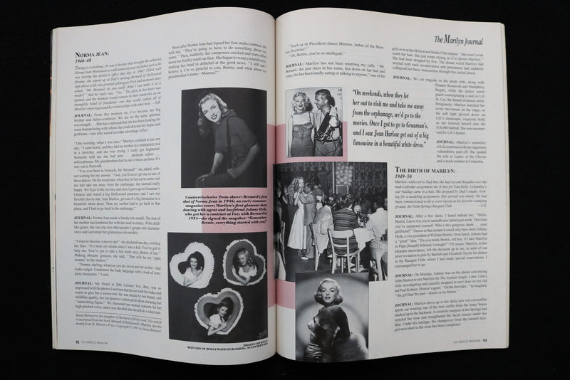 1993 JUNE LOS ANGELES MAGAZINE - MARILYN MONROE PHOTOS INSIDE - E 25202