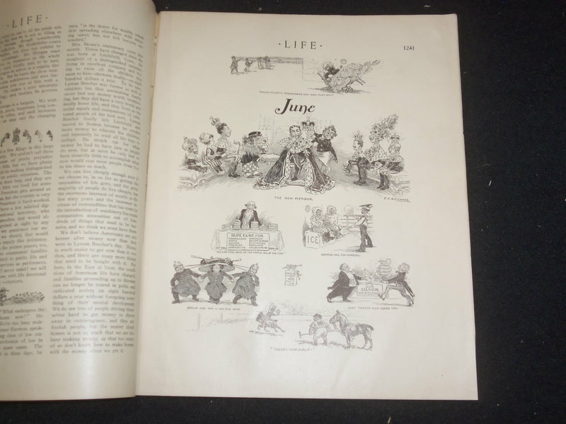 1911 JUNE 29 LIFE MAGAZINE - FOURTH OF JULY NUMBER - ST 6458